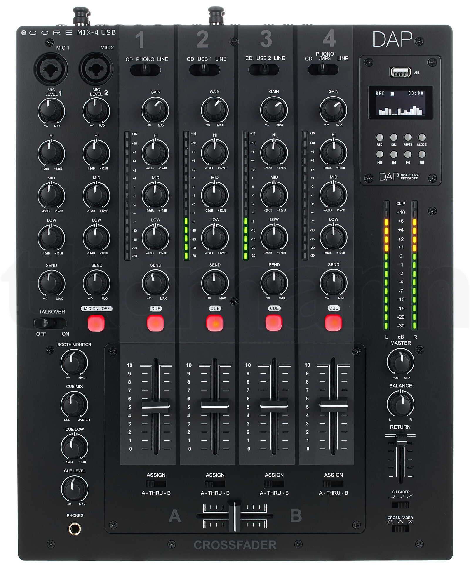 מיקסר DJ DAP-Audio CORE MIX-4 USB 6 מיקסר DJ DAP-Audio CORE MIX-4 USB — תמונה 6