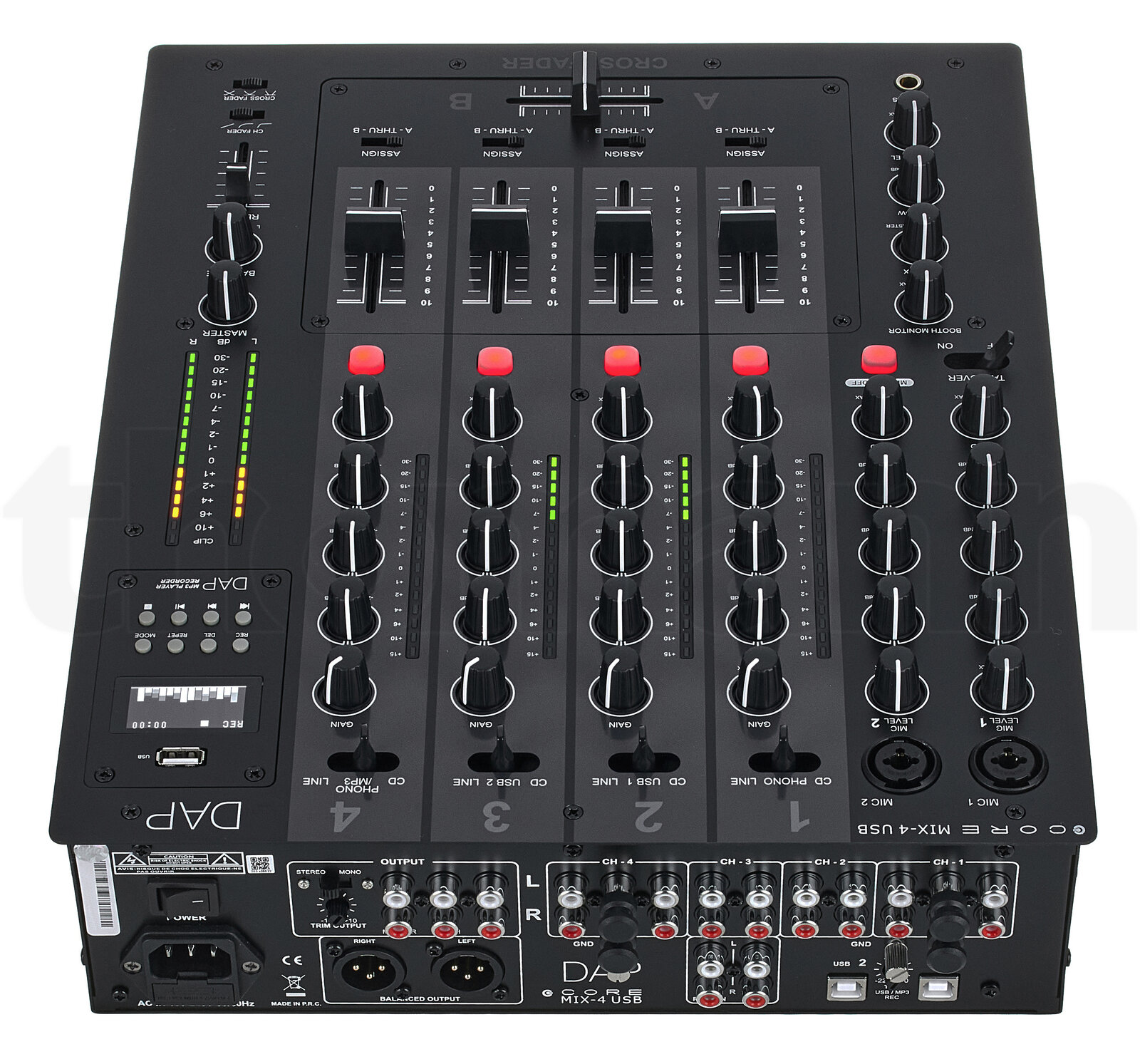 מיקסר DJ DAP-Audio CORE MIX-4 USB 5 מיקסר DJ DAP-Audio CORE MIX-4 USB — תמונה 5