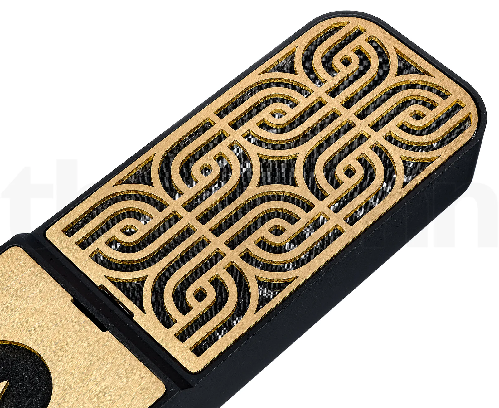 מיקרופון סרט Ohma World Motif Ribbon Black & Brass 3 מיקרופון סרט Ohma World Motif Ribbon Black & Brass — תמונה 3