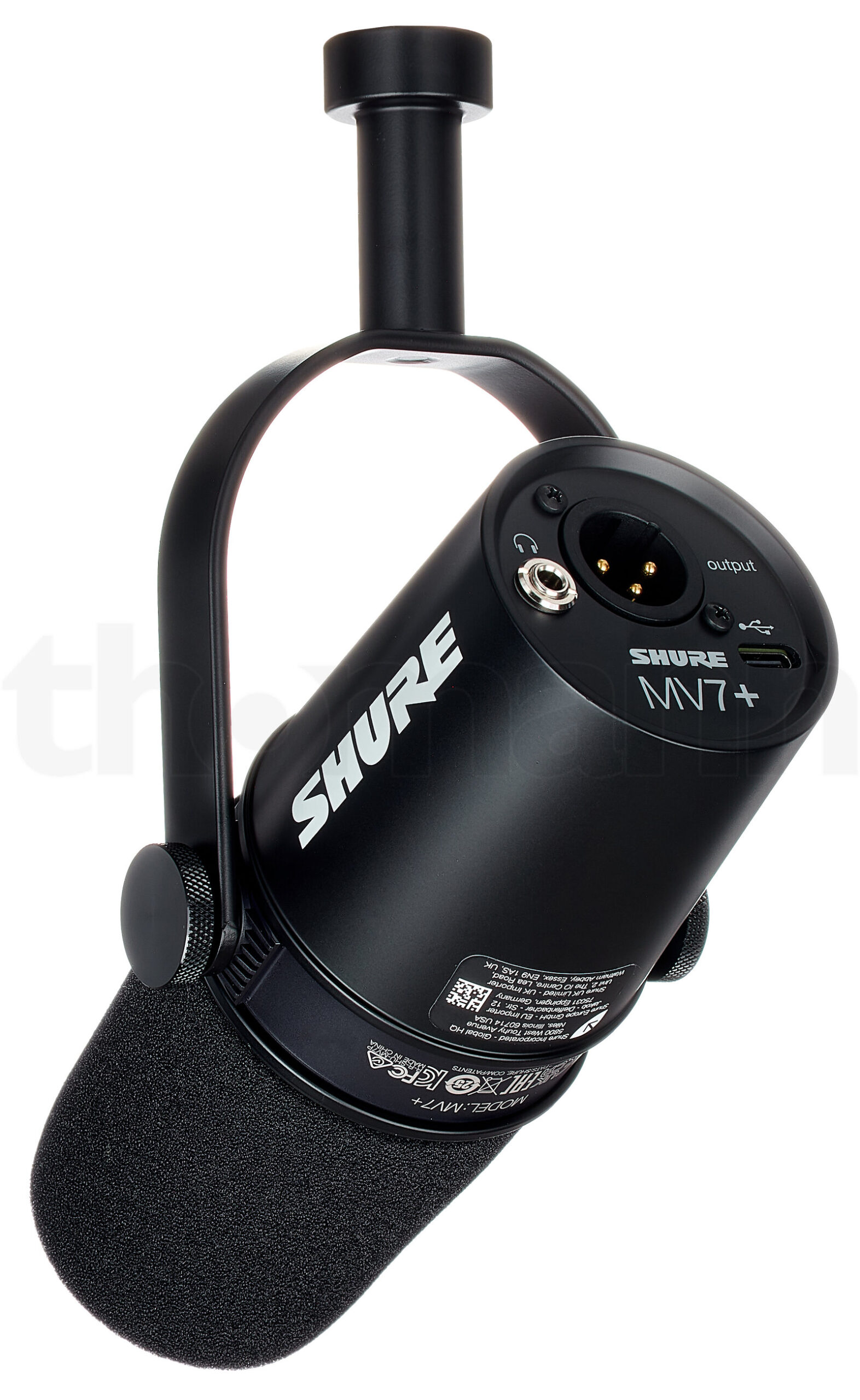 מיקרופון USB Shure MV7 Plus Broadcast Arm Bundle 4 מיקרופון USB Shure MV7 Plus Broadcast Arm Bundle — תמונה 4