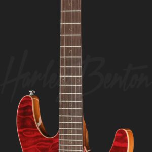 גיטרה חשמלית Harley Benton Fusion-IV HSH RW QRG