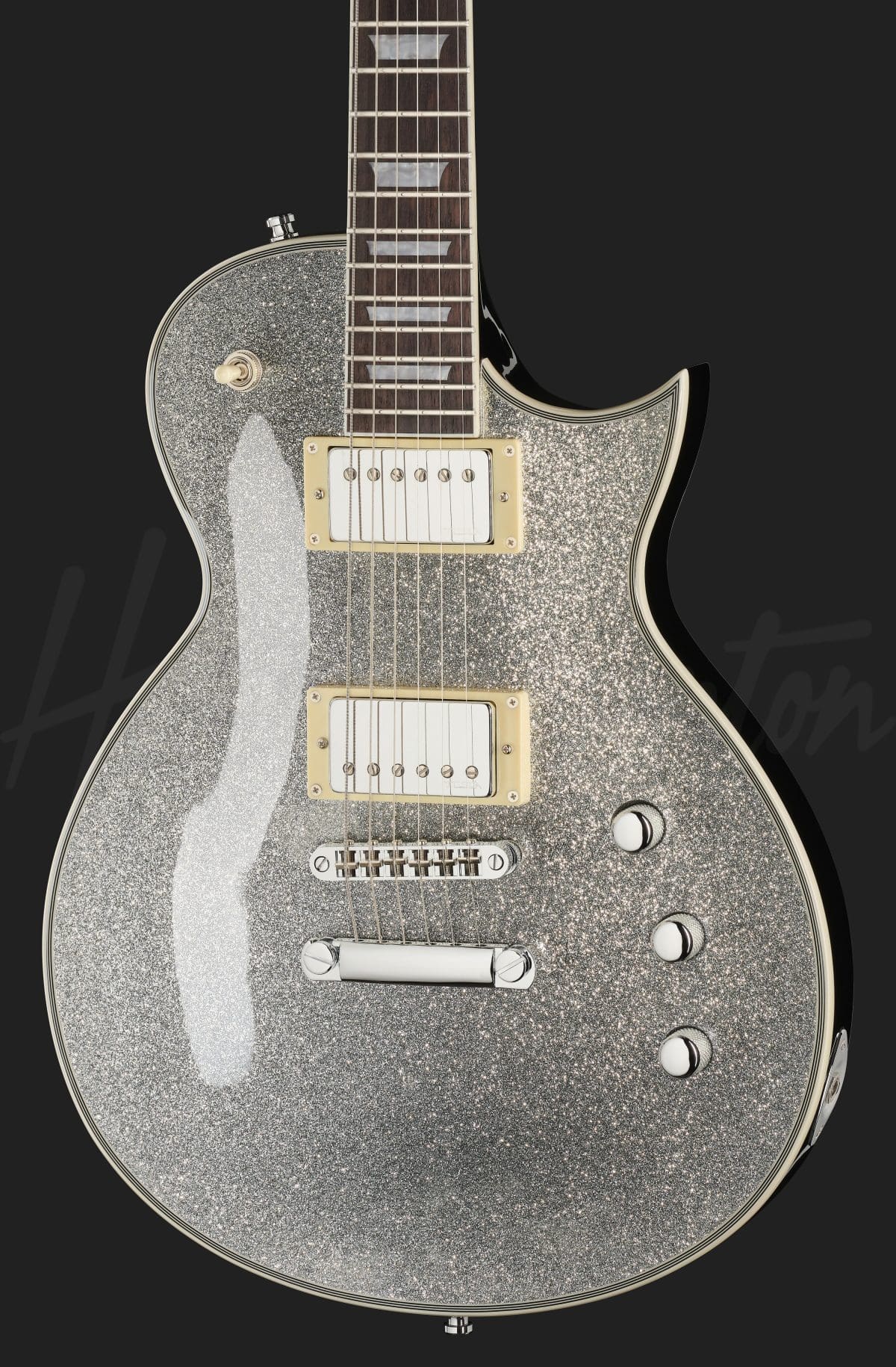 גיטרה חשמלית Harley Benton SC-Custom III Silver Sparkle 3 גיטרה Harley Benton SC-Custom III Silver Sparkle, גוף הגיטרה מלפנים