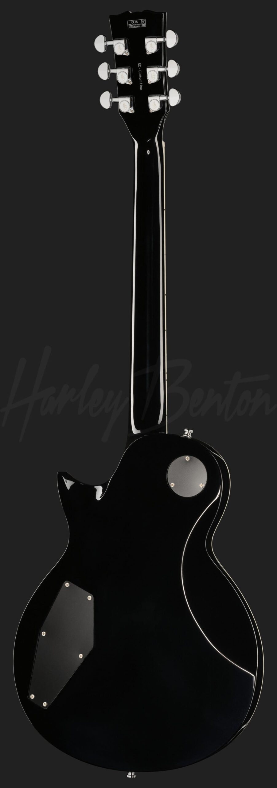גיטרה חשמלית Harley Benton SC-Custom III Silver Sparkle 2 גיטרה Harley Benton SC-Custom III Silver Sparkle, מבט אחורי מלא