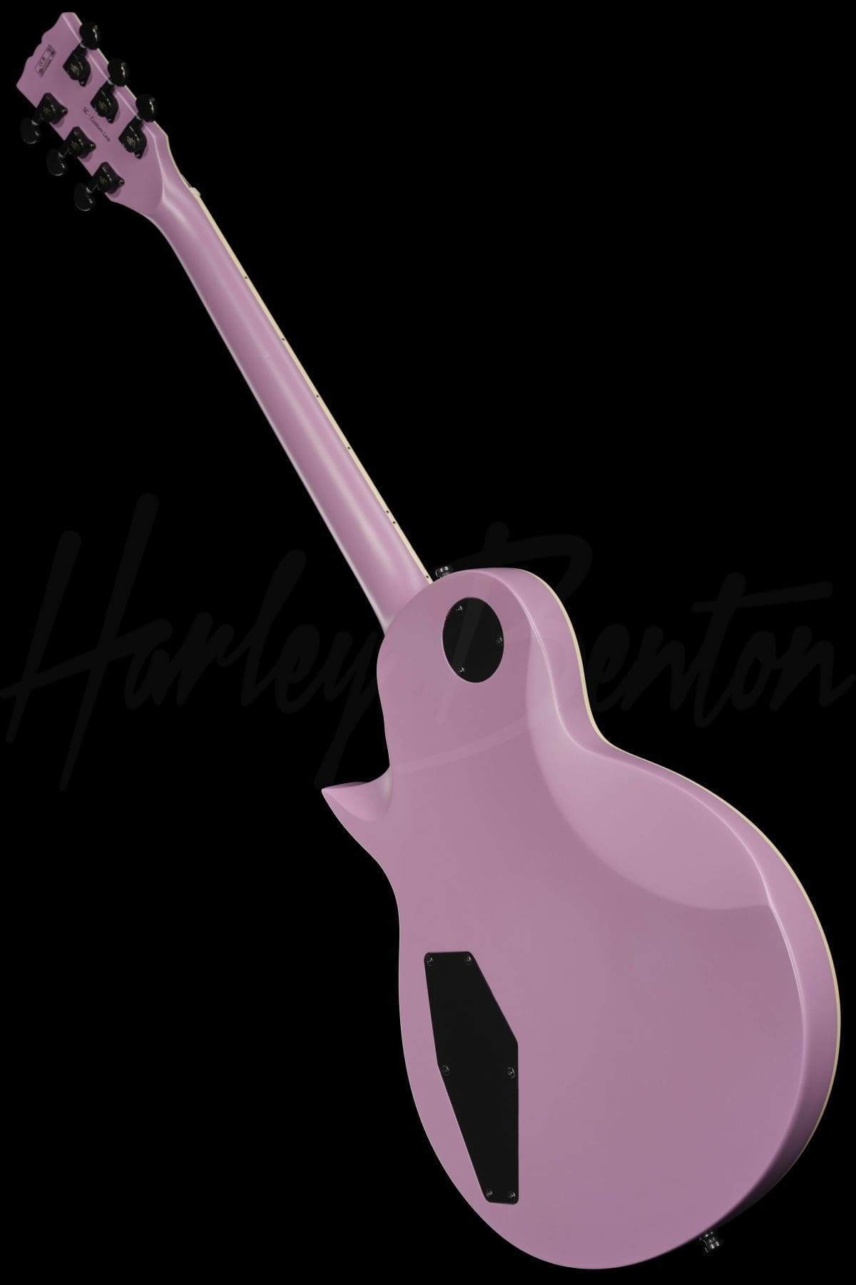 גיטרה חשמלית Harley Benton SC-Custom III Purple Satin 8 גיטרה Harley Benton SC-Custom III Purple Satin, מבט אחורי אלכסוני