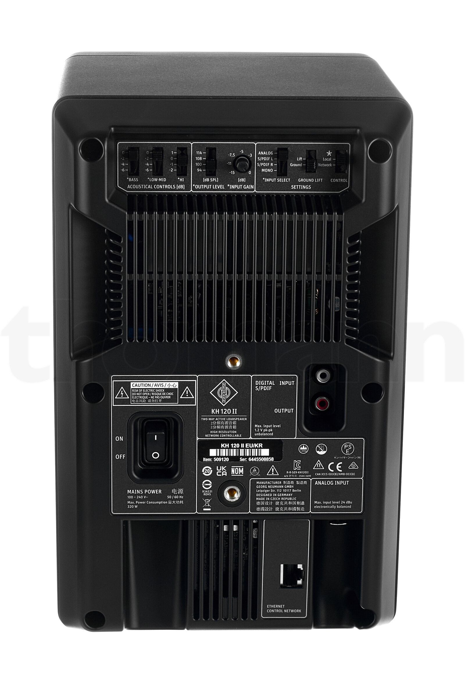 מוניטור אולפן Neumann KH 120 II Black Edition 5 מוניטור אולפן Neumann KH 120 II Black Edition — תמונה 5