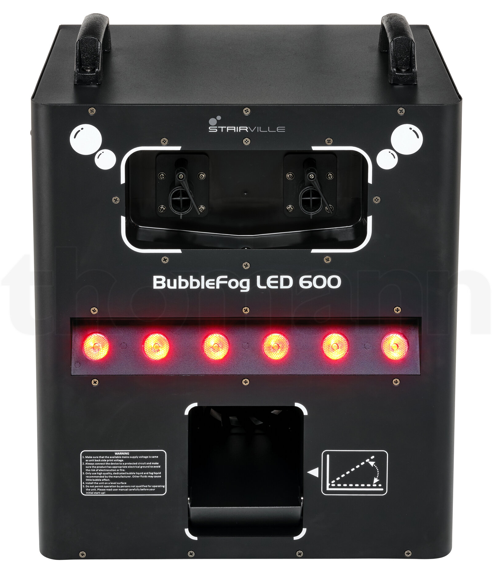 Seifenblasenmaschinen Stairville BubbleFog LED 600 3 Seifenblasenmaschinen Stairville BubbleFog LED 600 — תמונה 3