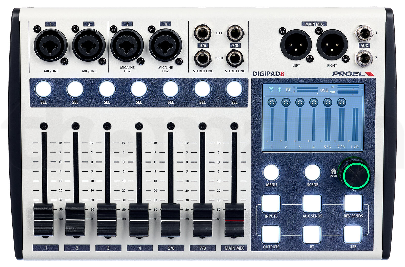 מיקסר Proel Digipad 8 6 מיקסר Proel Digipad 8 — תמונה 6