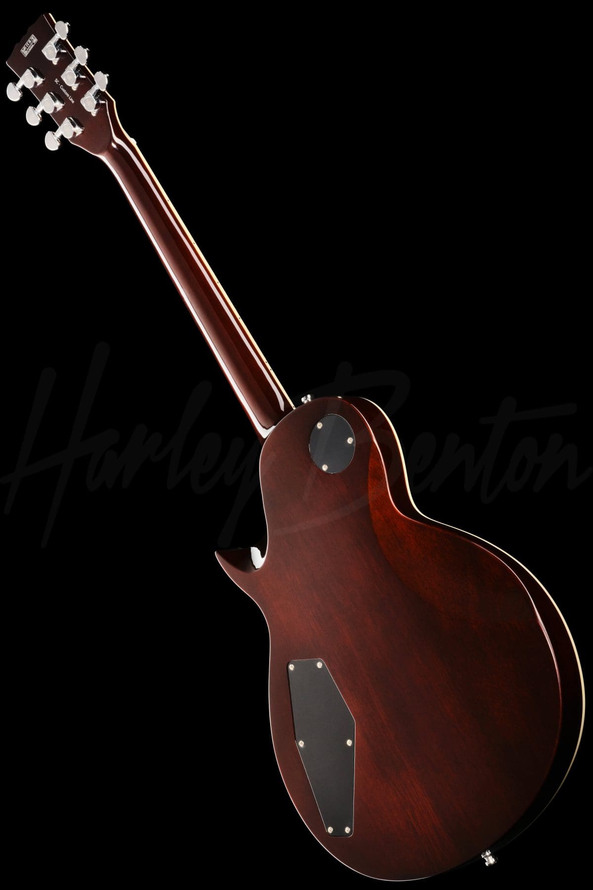 גיטרה חשמלית Harley Benton SC-Custom III Desert Burst 8 גיטרה Harley Benton SC-Custom III Desert Burst, מבט אחורי אלכסוני