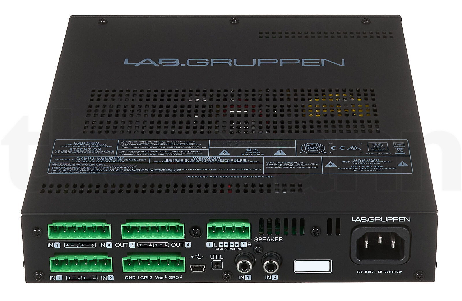 מגבר הספק LAB Gruppen Lucia 240/2M 5 מגבר הספק LAB Gruppen Lucia 240/2M — תמונה 5