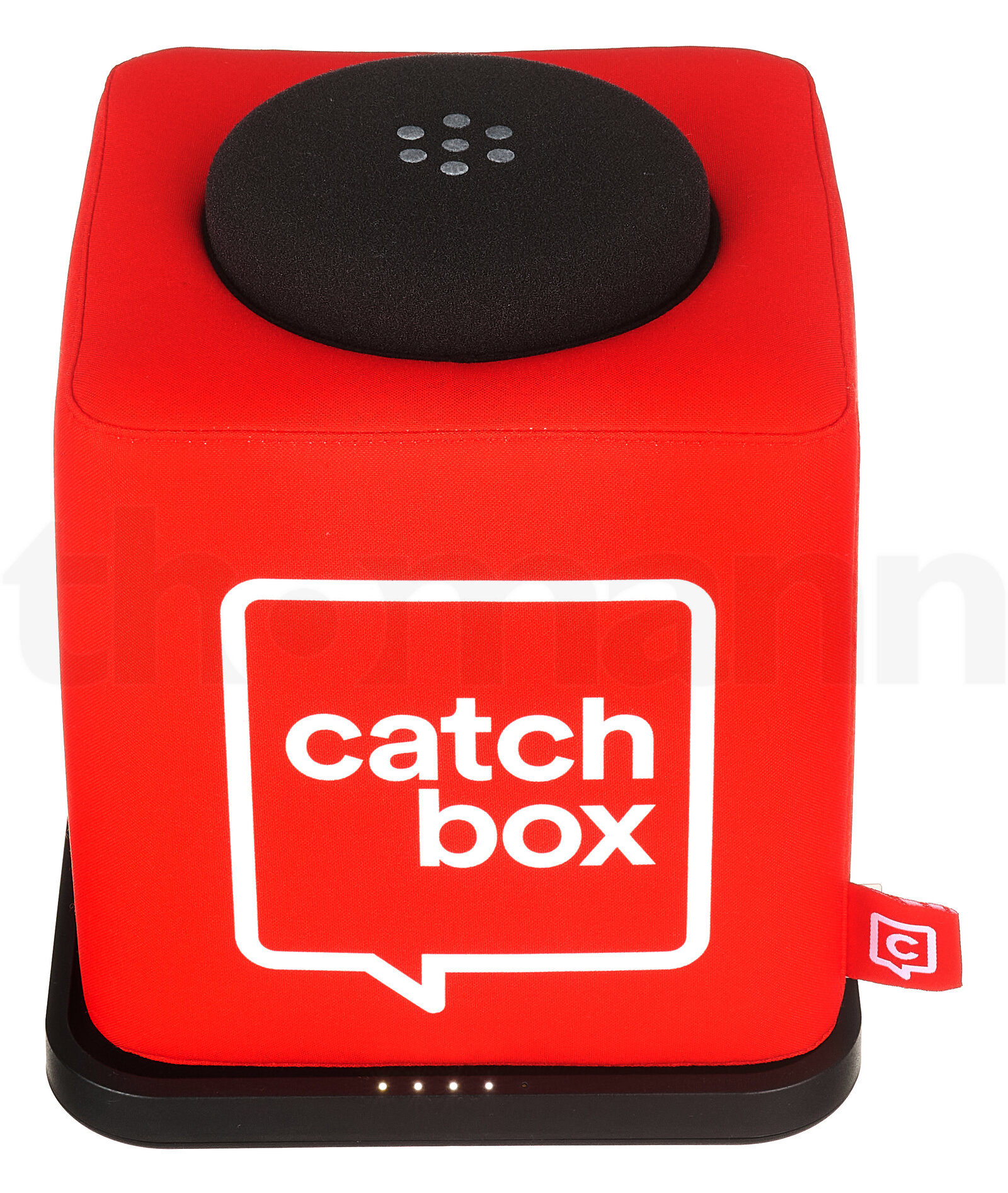 מיקרופון קונדנסר ממברנה קטנה Catchbox Plus Transmitter Cube Red 3 מיקרופון קונדנסר ממברנה קטנה Catchbox Plus Transmitter Cube Red — תמונה 3
