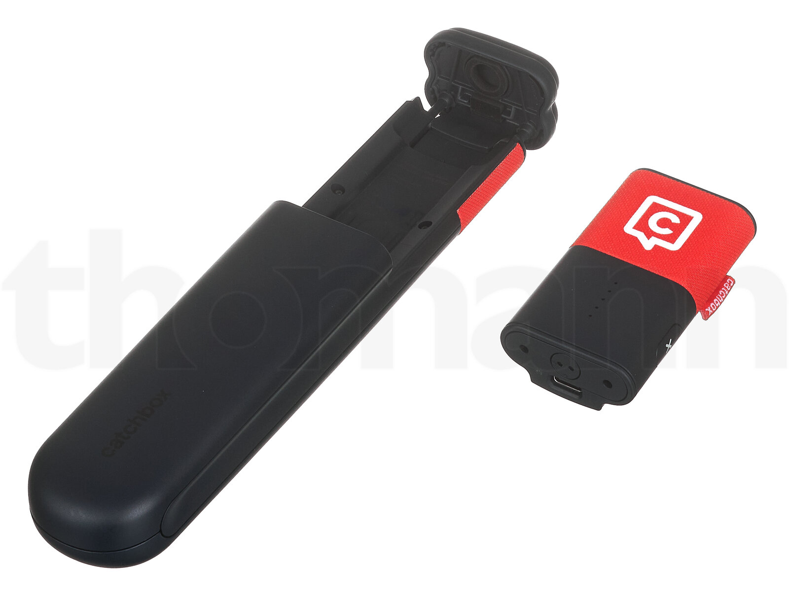 מיקרופון קונדנסר ממברנה קטנה Catchbox Plus Transmitter Stick Red 6 מיקרופון קונדנסר ממברנה קטנה Catchbox Plus Transmitter Stick Red — תמונה 6