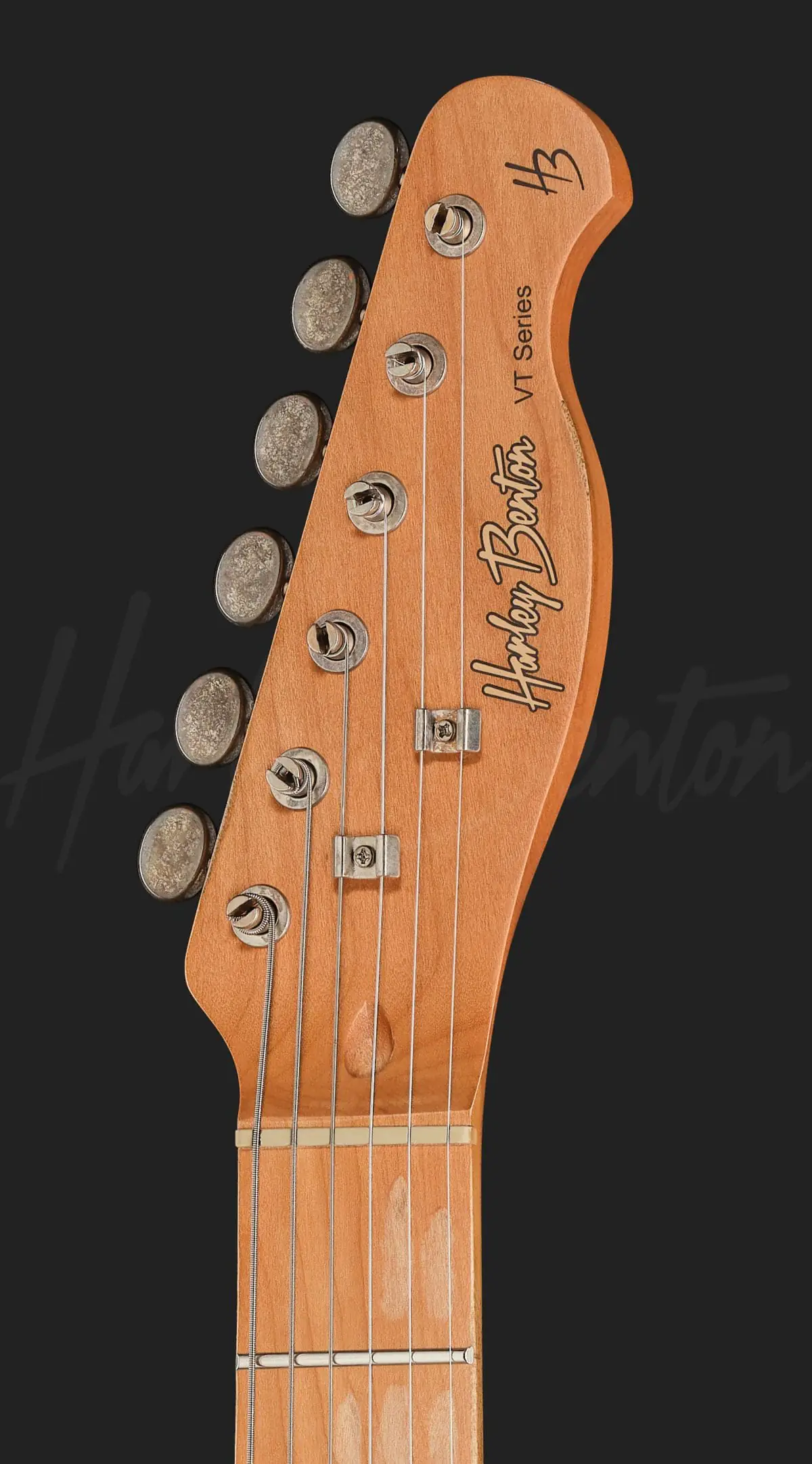 גיטרה חשמלית Harley Benton TE-62LA MN LPB 6 גיטרה Harley Benton TE-62LA MN LPB, ראש הגיטרה מלפנים
