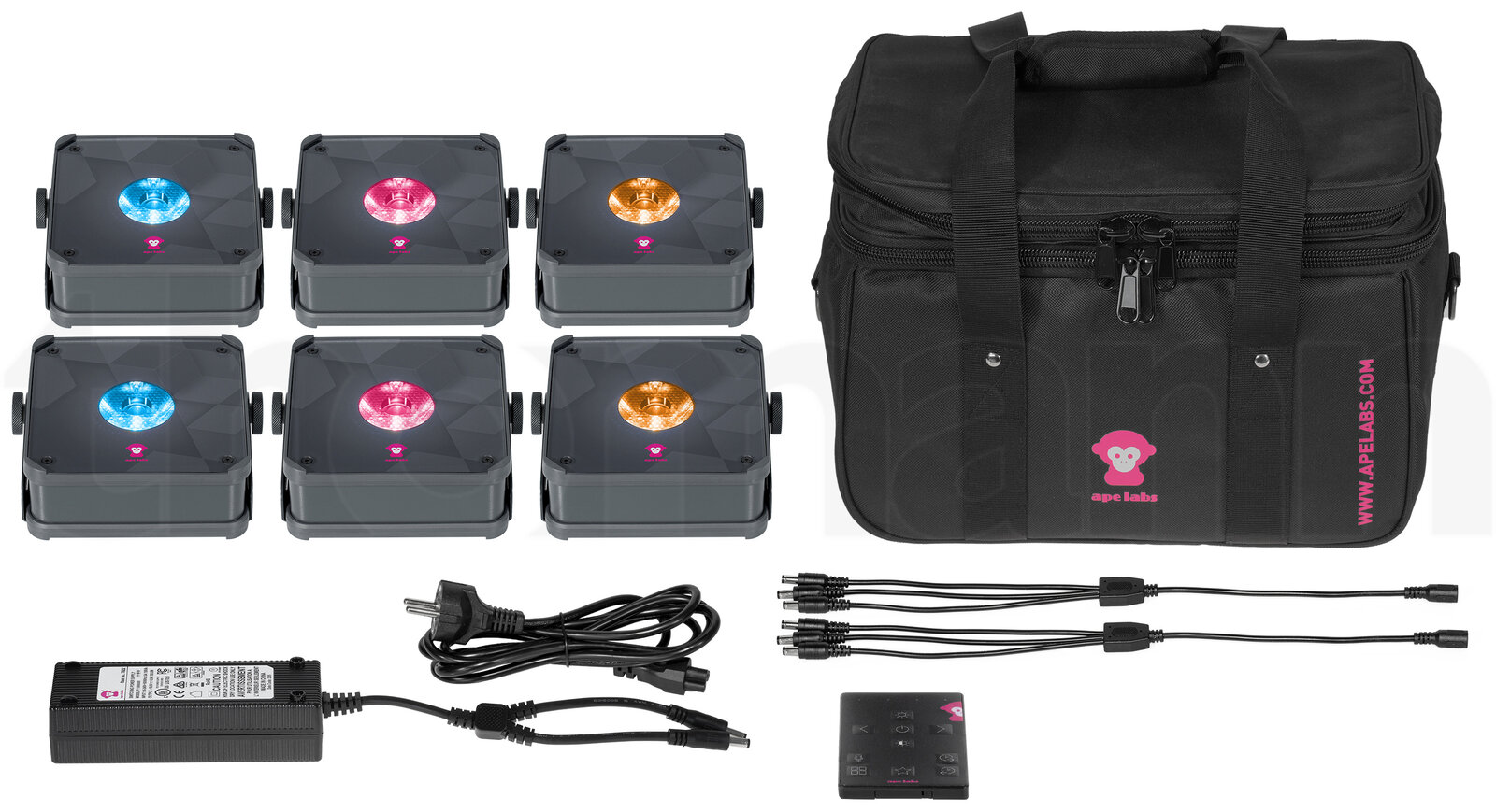 פנס PAR LED Ape Labs ApeLight mini V2 VV TP 6 SB G 2 פנס PAR LED Ape Labs ApeLight mini V2 VV TP 6 SB G — תמונה 2