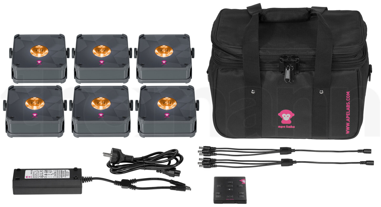 פנס PAR LED Ape Labs ApeLight mini V2 VV TP 6 SB G 3 פנס PAR LED Ape Labs ApeLight mini V2 VV TP 6 SB G — תמונה 3