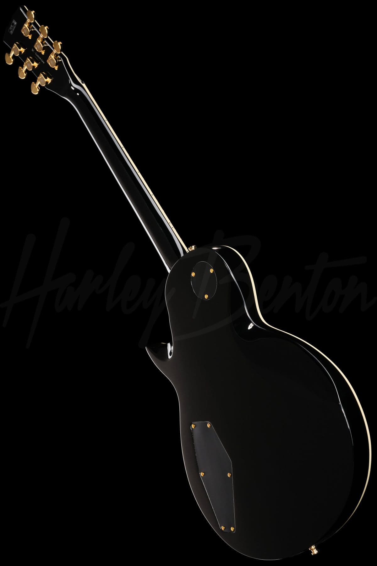 גיטרה חשמלית Harley Benton SC-Custom III P90 Black 9 Harley Benton SC-Custom III P90 Black – מבט אחורי באלכסון