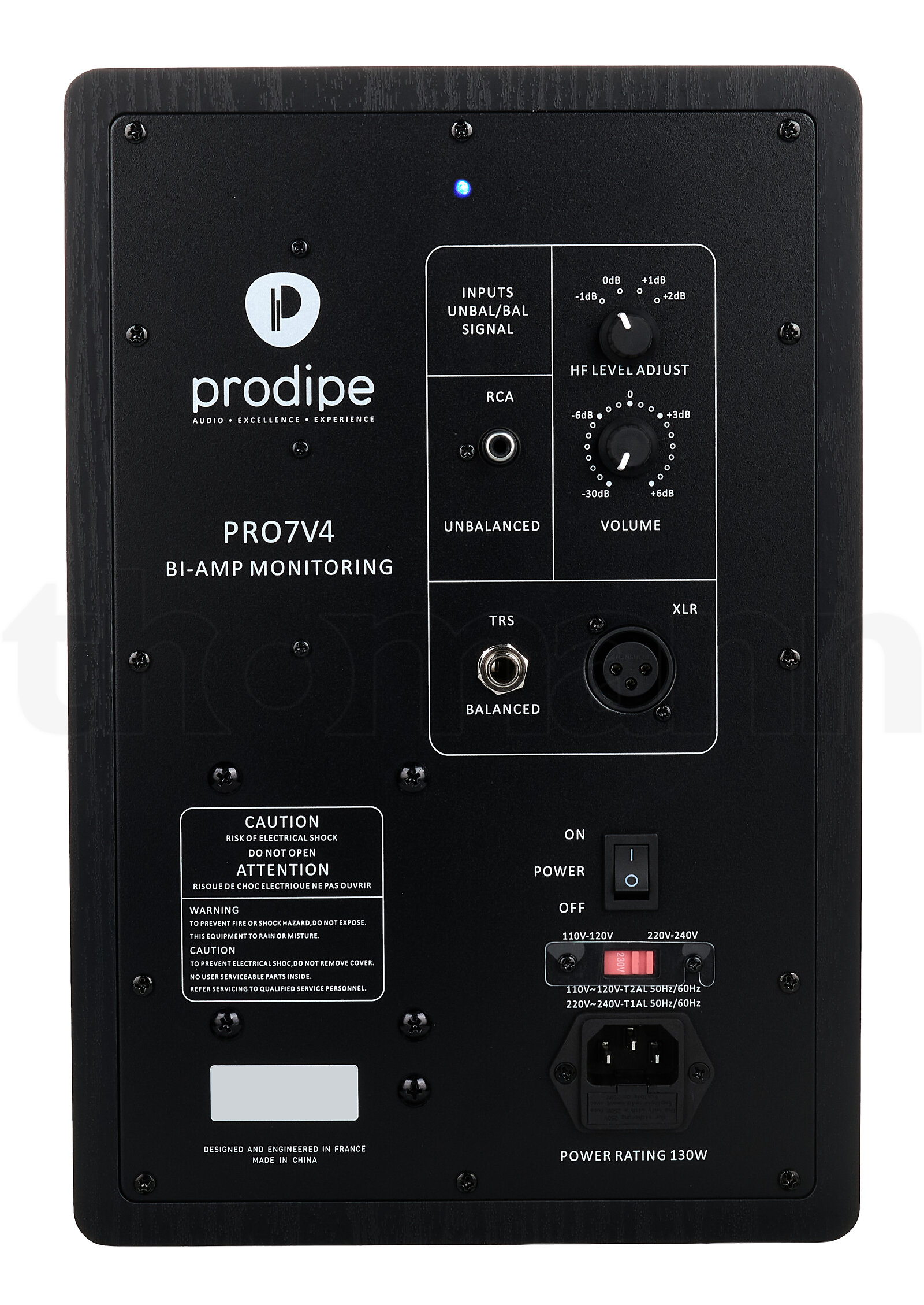 מוניטור אולפן Prodipe Pro 7 V4 Black Wood 8 מוניטור אולפן Prodipe Pro 7 V4 Black Wood — תמונה 8