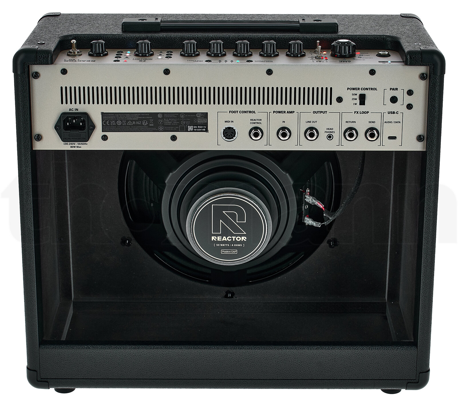 מגבר הספק Positive Grid Reactor 50 5 מגבר הספק Positive Grid Reactor 50 — תמונה 5