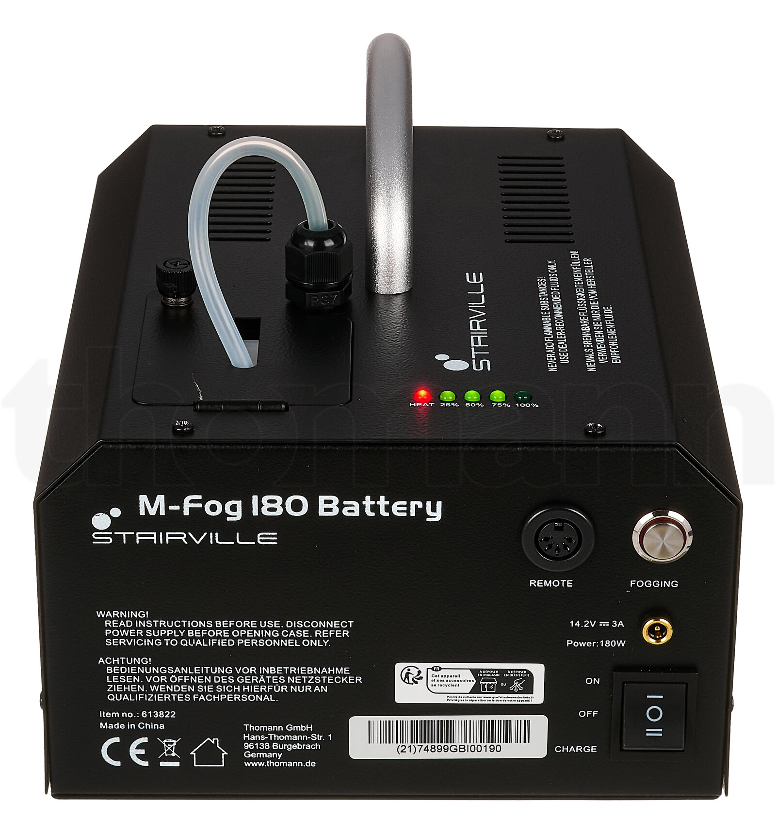 אפקט תאורה Stairville M-Fog 180 Battery Fog Machine 5 אפקט תאורה Stairville M-Fog 180 Battery Fog Machine — תמונה 5