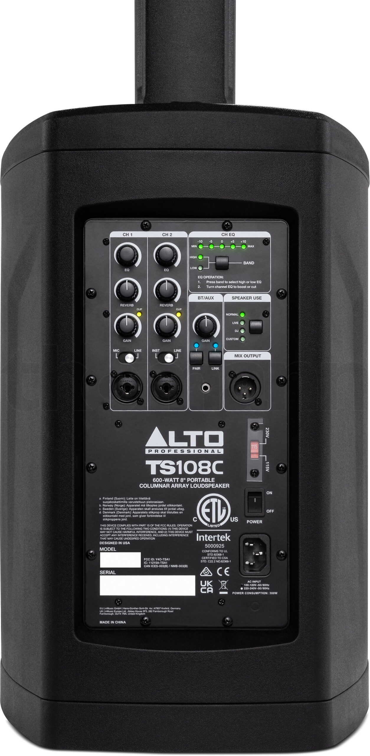 ציוד מקצועי Alto TS 108C Stereo Bundle 2 ציוד מקצועי Alto TS 108C Stereo Bundle — תמונה 2