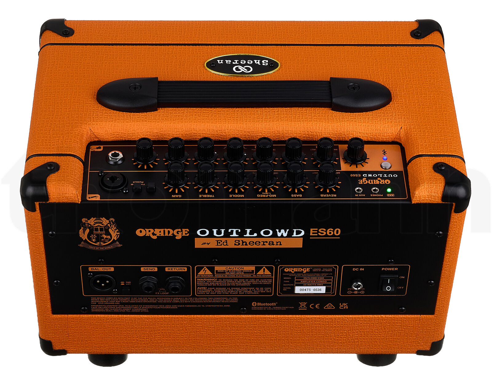 מגבר הספק Orange Outlowd ES60 Ed Sheeran 5 מגבר הספק Orange Outlowd ES60 Ed Sheeran — תמונה 5