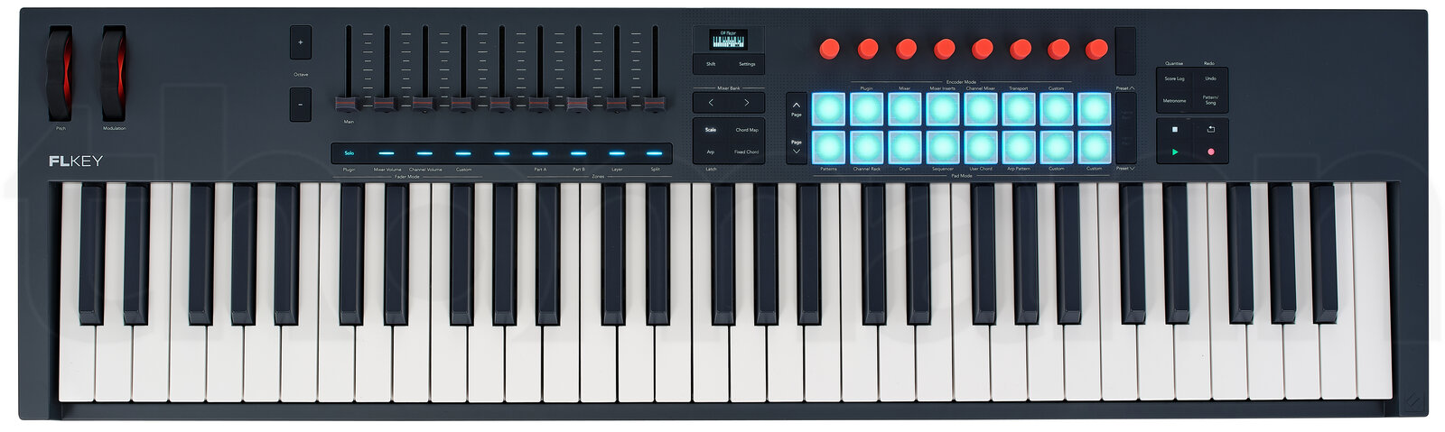מקלדת שליטה MIDI Novation FLkey 2 61 6 מקלדת שליטה MIDI Novation FLkey 2 61 — תמונה 6