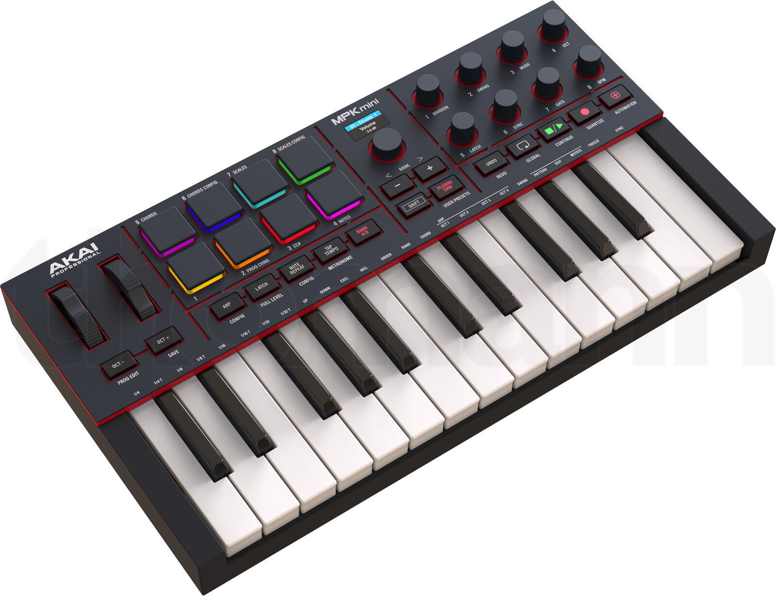 מקלדת שליטה MIDI AKAI Professional MPK Mini IV Black-AIEP3 Bundle 2 מקלדת שליטה MIDI AKAI Professional MPK Mini IV Black-AIEP3 Bundle — תמונה 2