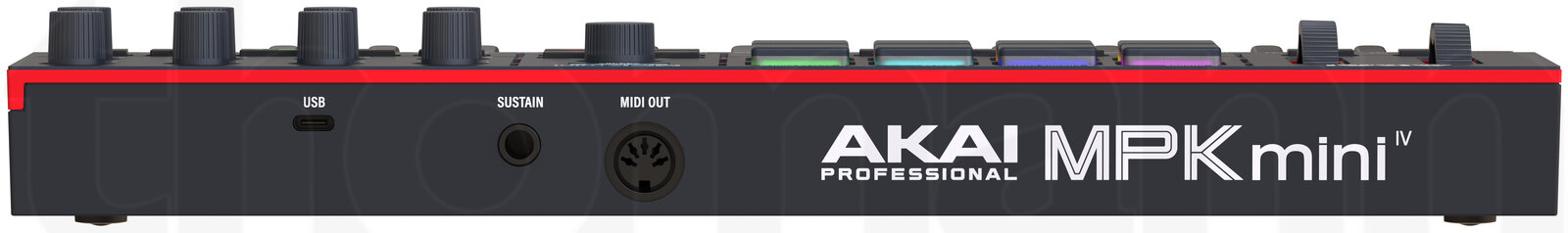 מקלדת שליטה MIDI AKAI Professional MPK Mini IV Black-AIEP3 Bundle 4 מקלדת שליטה MIDI AKAI Professional MPK Mini IV Black-AIEP3 Bundle — תמונה 4