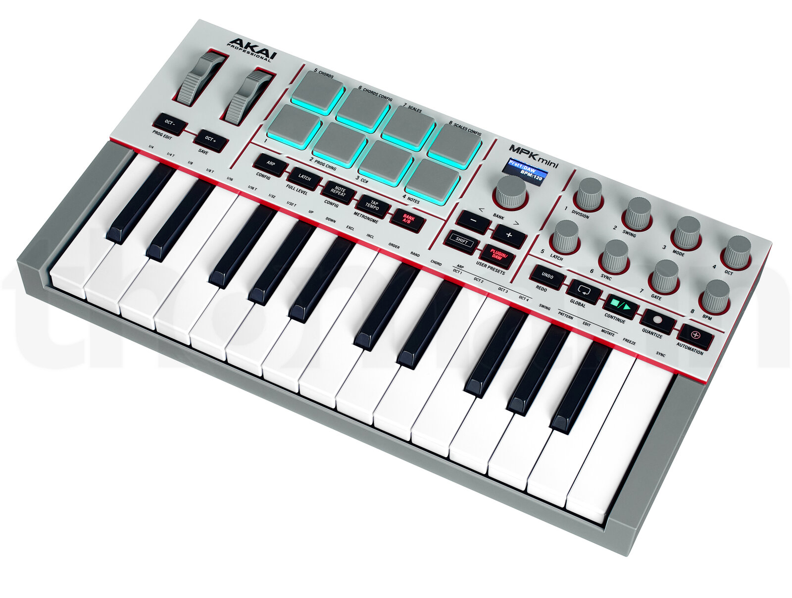 מקלדת שליטה MIDI AKAI Professional MPK Mini IV Gray-AIEP3 Bundle 2 מקלדת שליטה MIDI AKAI Professional MPK Mini IV Gray-AIEP3 Bundle — תמונה 2