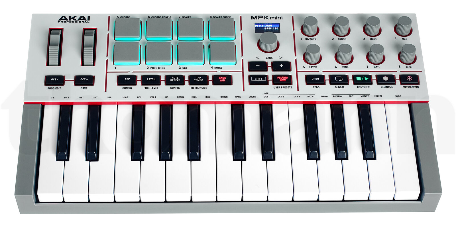 מקלדת שליטה MIDI AKAI Professional MPK Mini IV Gray-AIEP3 Bundle 3 מקלדת שליטה MIDI AKAI Professional MPK Mini IV Gray-AIEP3 Bundle — תמונה 3