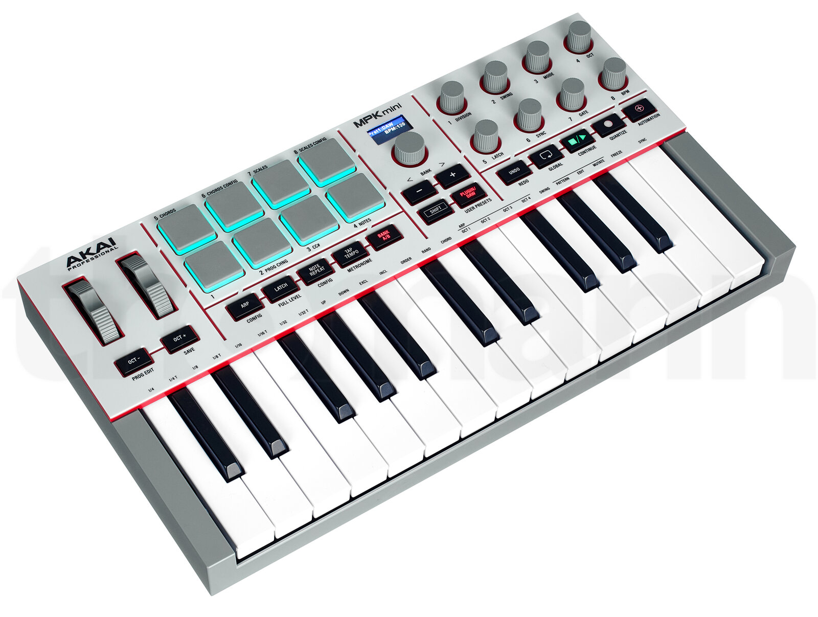 מקלדת שליטה MIDI AKAI Professional MPK Mini IV Gray-AIEP3 Bundle 4 מקלדת שליטה MIDI AKAI Professional MPK Mini IV Gray-AIEP3 Bundle — תמונה 4