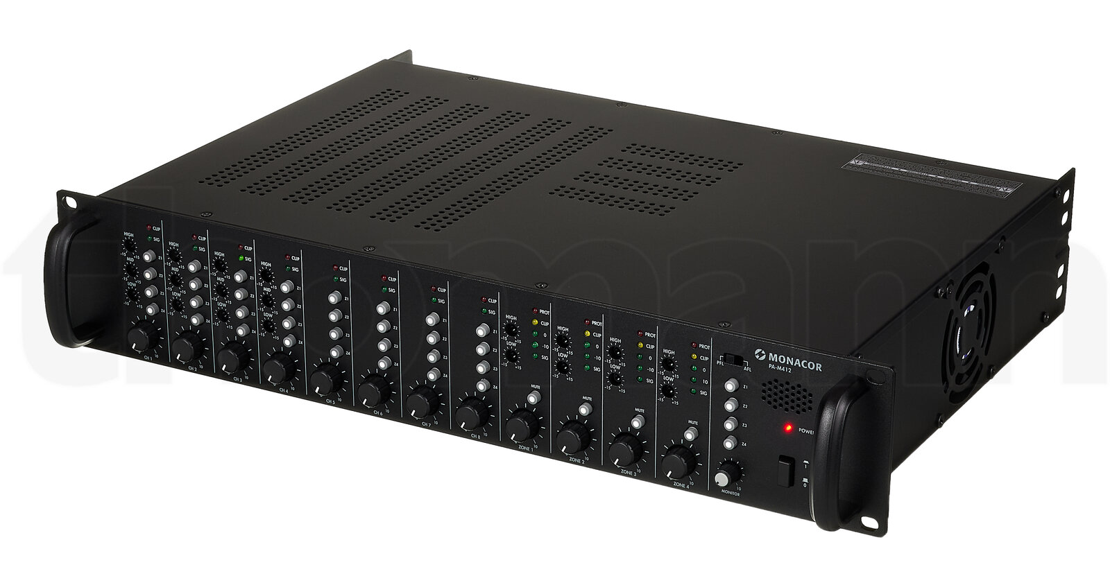 מגבר הספק Monacor PA-M412 2 מגבר הספק Monacor PA-M412 — תמונה 2