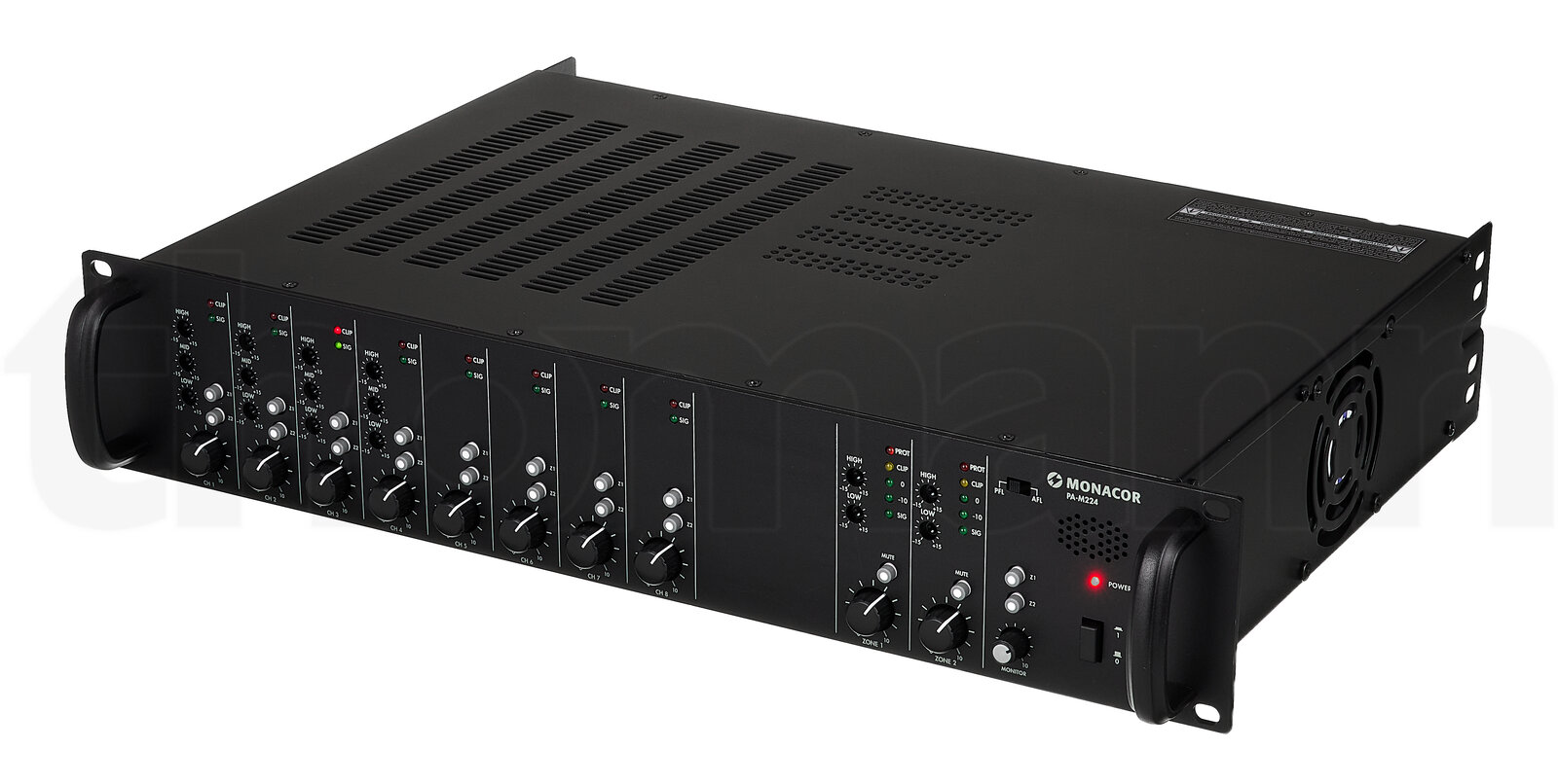 מגבר הספק Monacor PA-M224 2 מגבר הספק Monacor PA-M224 — תמונה 2