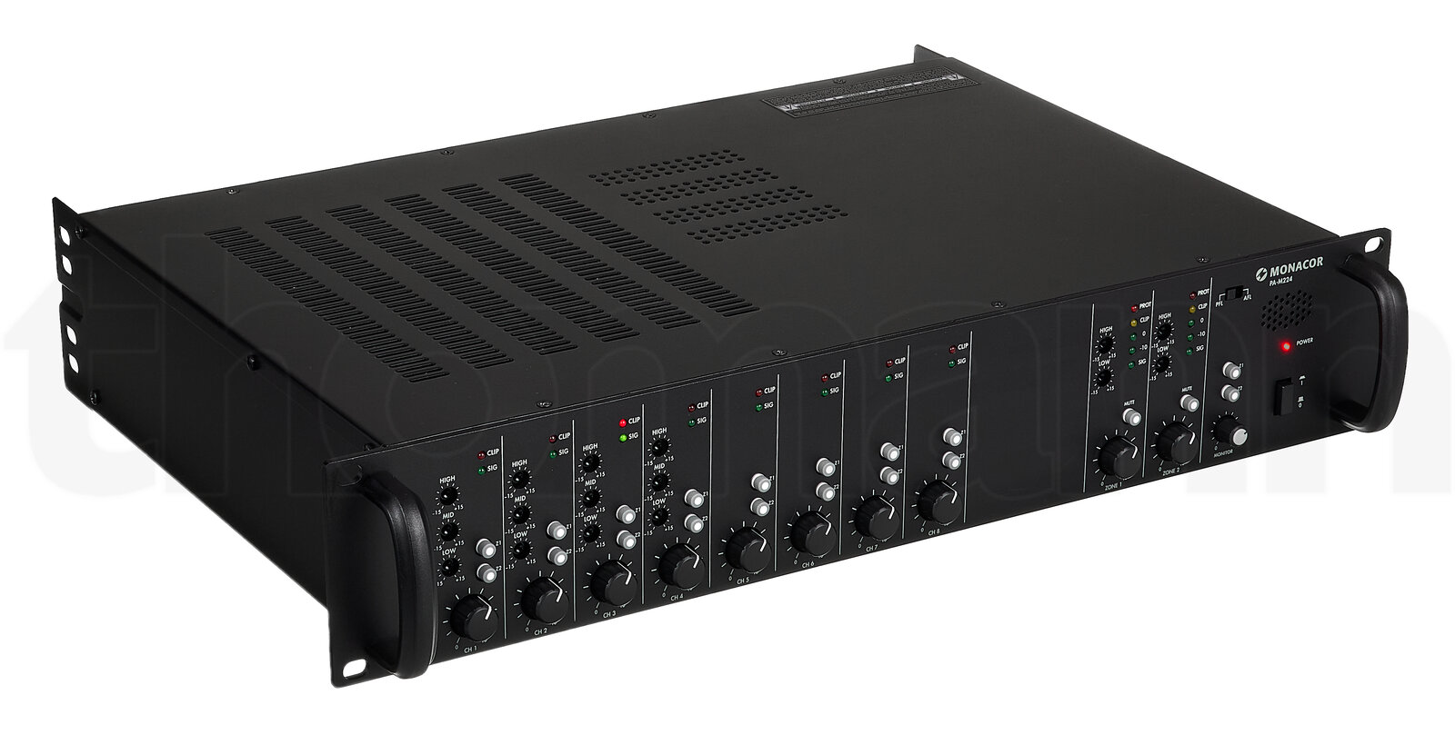 מגבר הספק Monacor PA-M224 4 מגבר הספק Monacor PA-M224 — תמונה 4