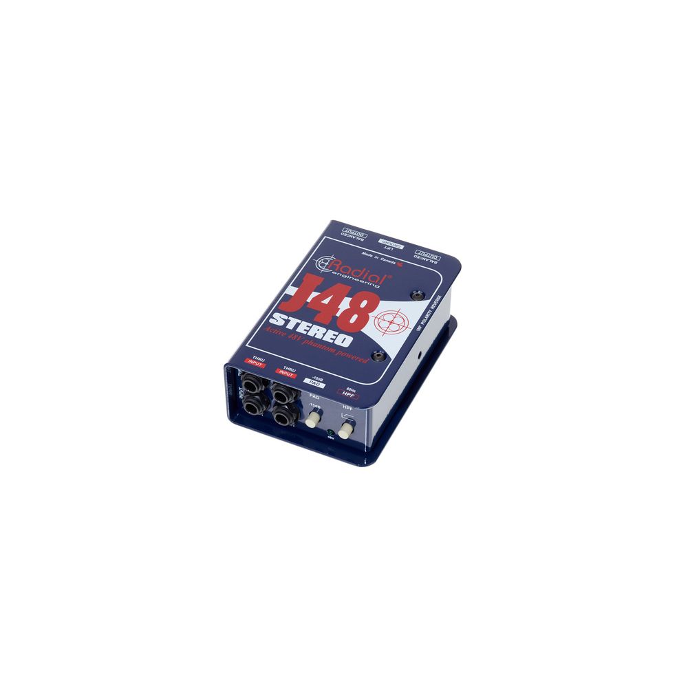 קופסת DI Radial Engineering J 48 Stereo 1 קופסת DI Radial Engineering J 48 Stereo — תמונת מוצר