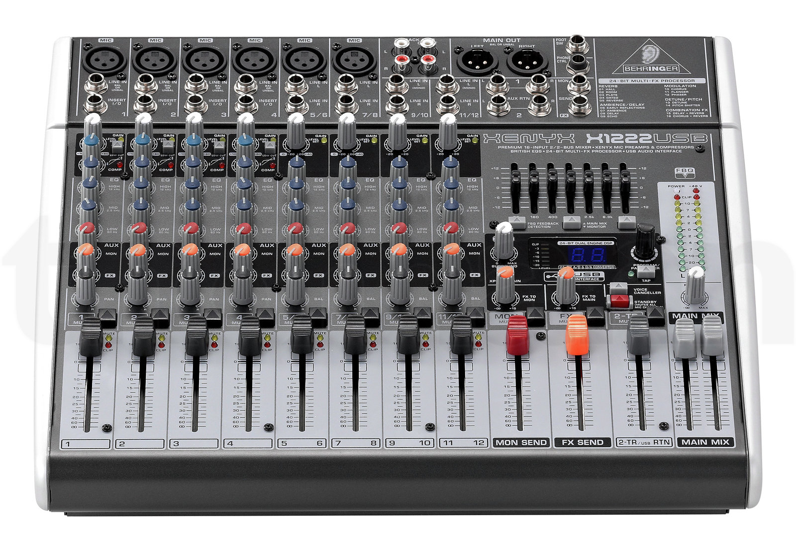 מיקסר Behringer Xenyx X1222USB 3 מיקסר Behringer Xenyx X1222USB — תמונה 3