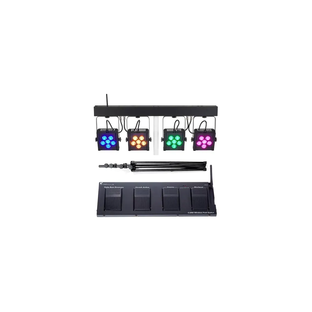 פנס PAR LED Stairville CLB8 Compact LED Bar 8 Bundle 1 פנס PAR LED Stairville CLB8 Compact LED Bar 8 Bundle — תמונת מוצר