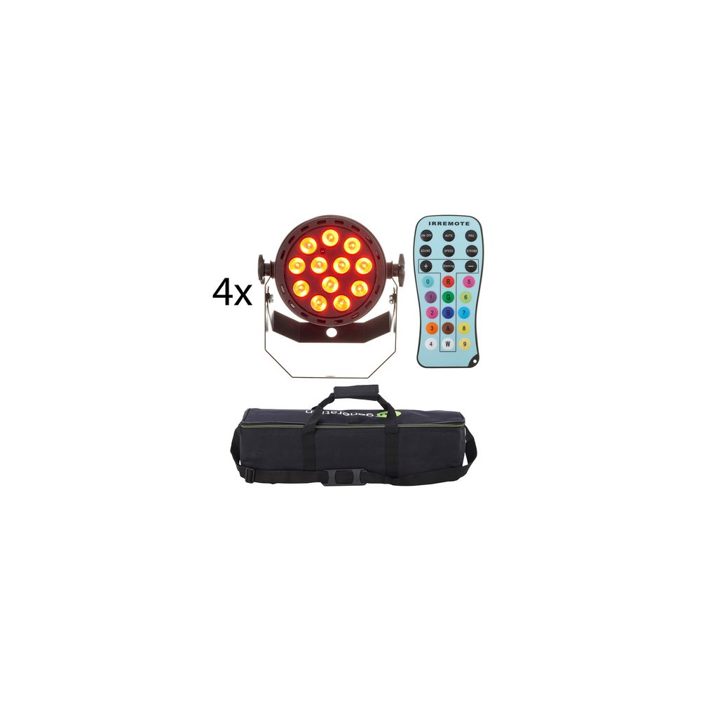פנס PAR LED Fun Generation LED Pot 12x1W QCL RGB W Bundle 1 פנס PAR LED Fun Generation LED Pot 12x1W QCL RGB W Bundle — תמונת מוצר
