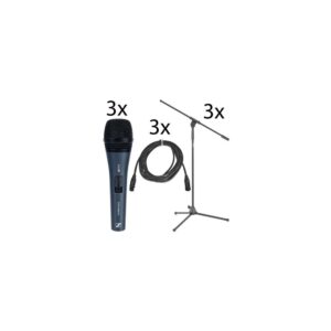 מיקרופון דינמי Sennheiser E835-S 3Pack Bundle — תמונת מוצר