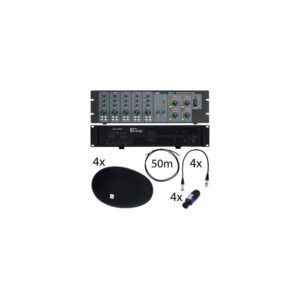 רמקול מוגבר the box 4room Bundle S black