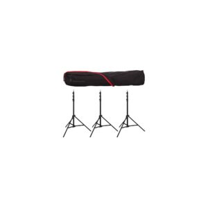 טראס ומערכות תלייה Manfrotto 1004BAC 124-366cm BK Bundle