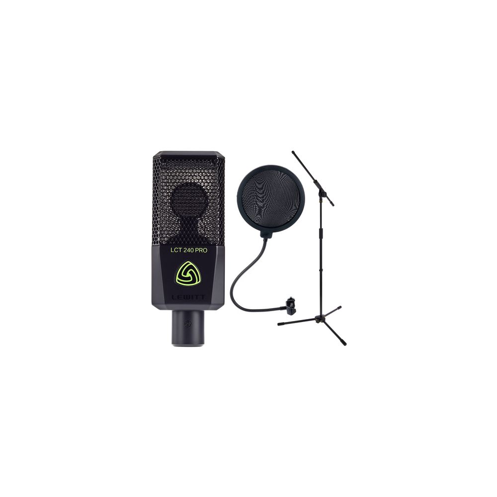 מיקרופון קונדנסר Lewitt LCT 240 PRO BK Stand Bundle 1 מיקרופון קונדנסר Lewitt LCT 240 PRO BK Stand Bundle — תמונת מוצר