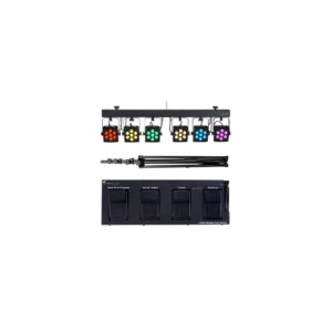פנס PAR LED Stairville CLB5 6P RGB WW Compact Bundle