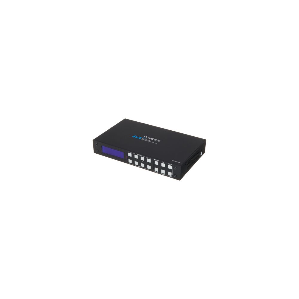 ציוד וידאו PureTools PT-MA-HD44M 4x4 4K HDMI Matrix 1 ציוד וידאו PureTools PT-MA-HD44M 4x4 4K HDMI Matrix — תמונת מוצר
