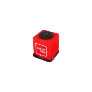 מיקרופון קונדנסר ממברנה קטנה Catchbox Plus Transmitter Cube Red
