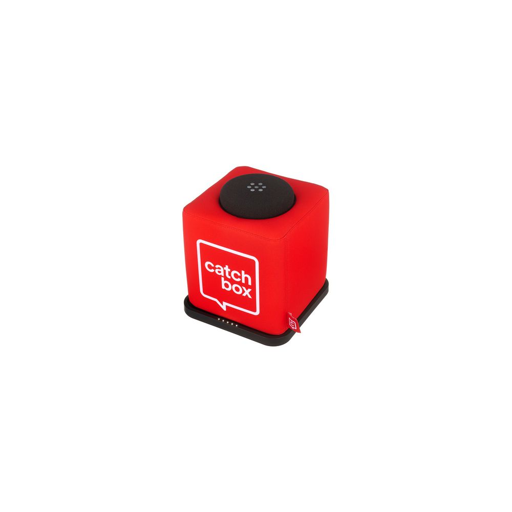 מיקרופון קונדנסר ממברנה קטנה Catchbox Plus Transmitter Cube Red 1 מיקרופון קונדנסר ממברנה קטנה Catchbox Plus Transmitter Cube Red — תמונת מוצר