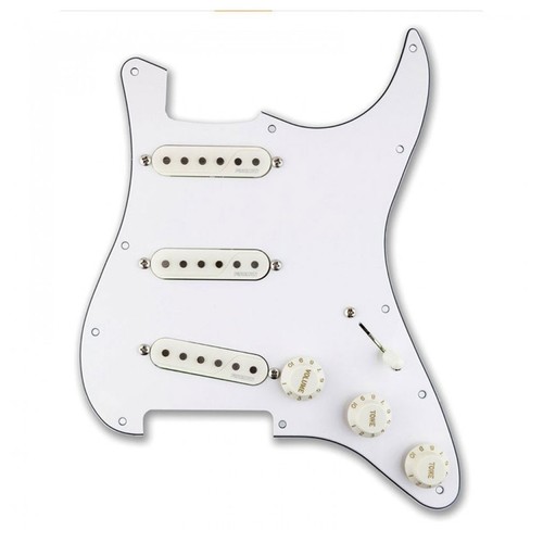 סט פיקאפים כולל פיגארד לחשמלית FISHMAN FLUENCE 3 SINGLE WHITE 1 סט פיקאפים כולל פיגארד לחשמלית FISHMAN FLUENCE 3 SINGLE WHITE