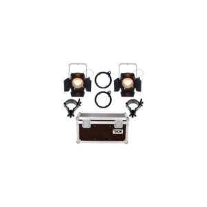 ערכת תאורת אולפן — זרקור LED, מחלק זרם וקייס