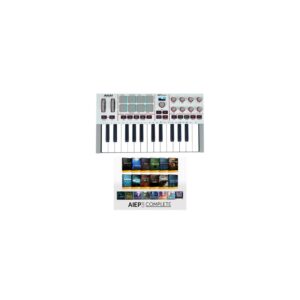מקלדת שליטה MIDI AKAI Professional MPK Mini IV Gray-AIEP3 Bundle