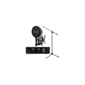 כרטיס קול Focusrite Scarlett Solo 3rd NT1 A Bundle