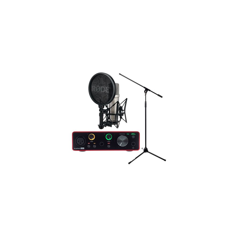 כרטיס קול Focusrite Scarlett Solo 3rd NT1 A Bundle 1 כרטיס קול Focusrite Scarlett Solo 3rd NT1 A Bundle — תמונת מוצר